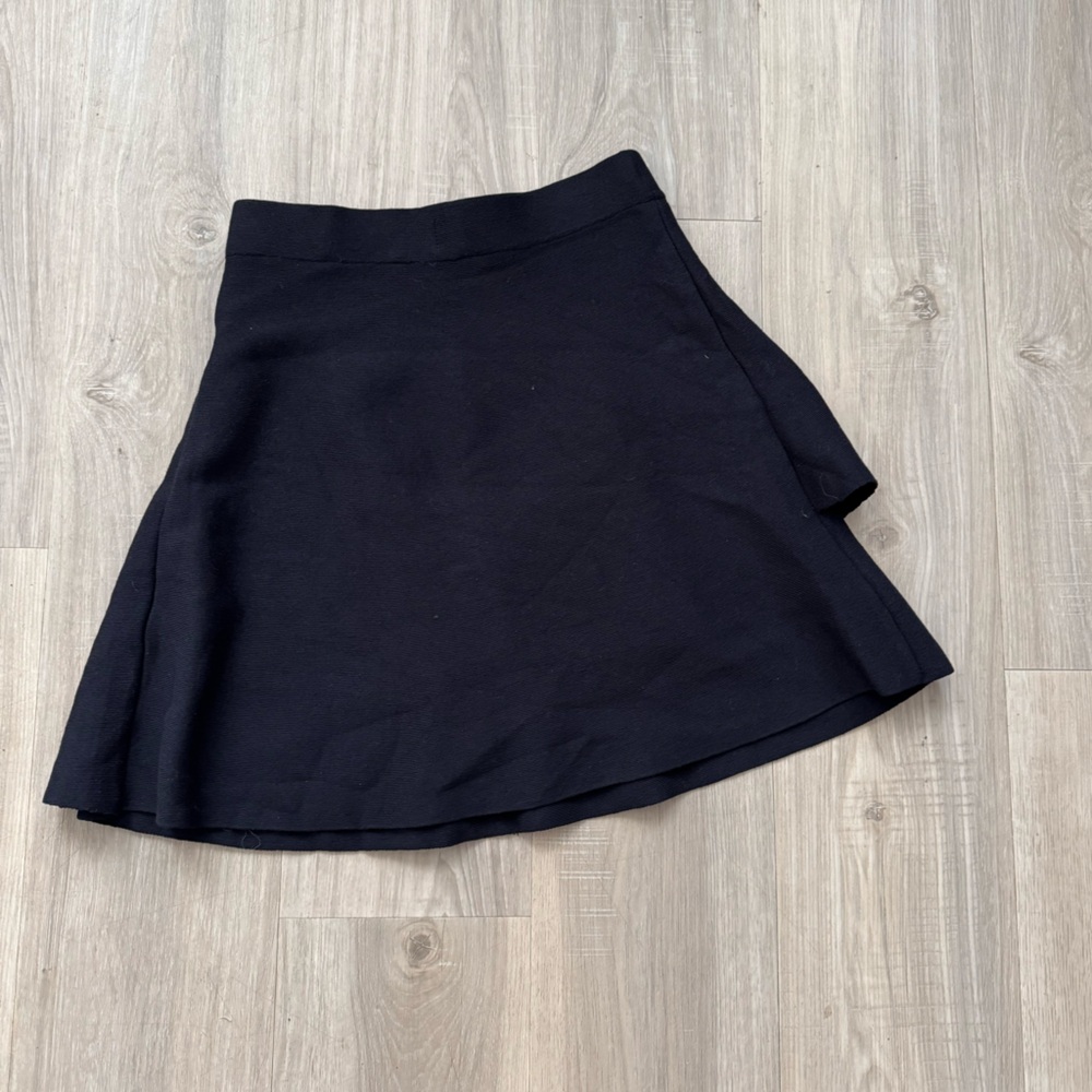 Zara Black Layered Skater Skirt - Picture 2 of 5